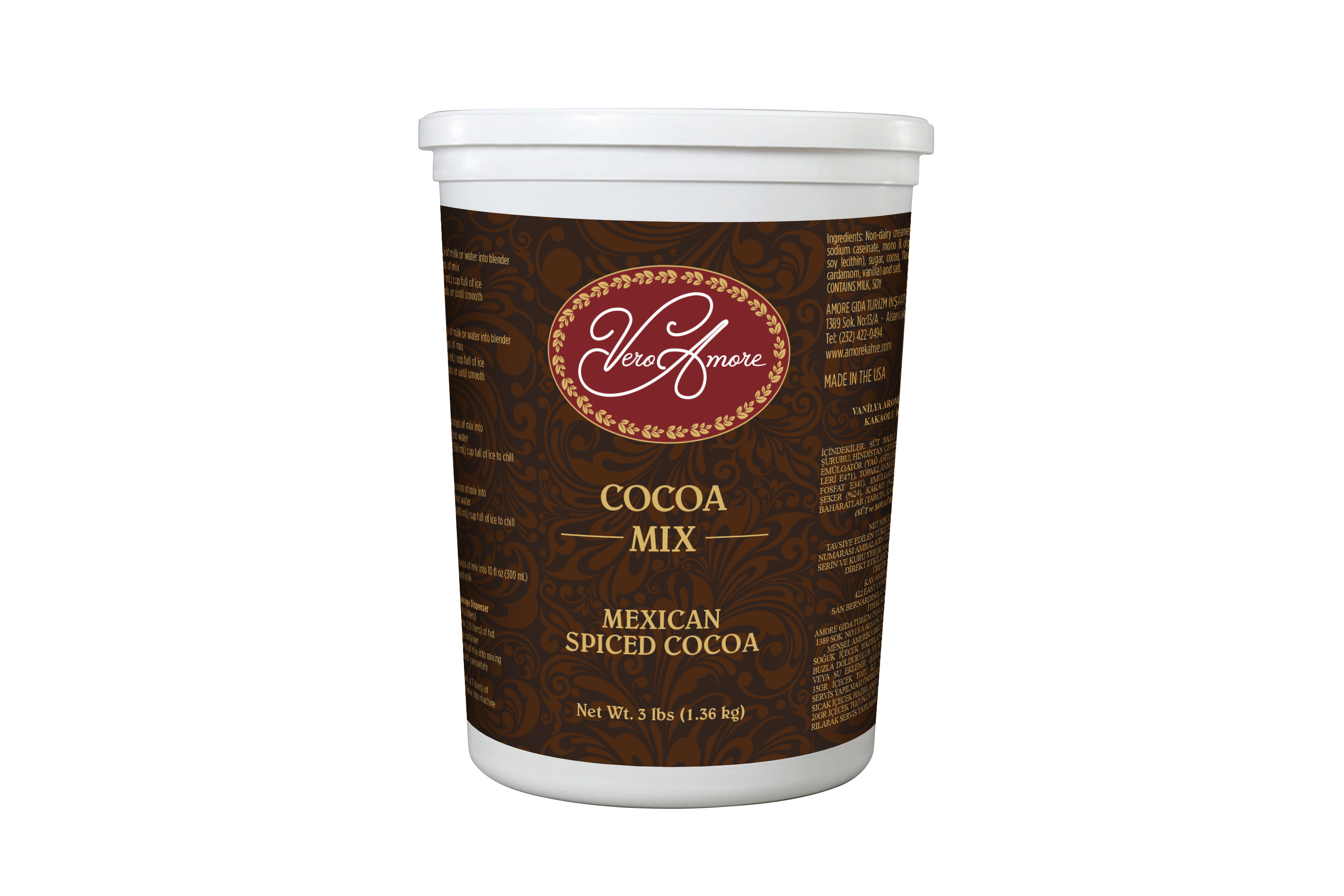 MEXICAN SPICED COCOA 1360GR 